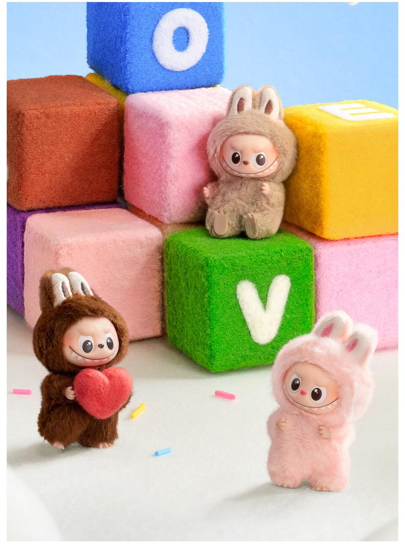 POP MART THE MONSTERS Pin for Love Series-Vinyl Plush Pendant Blind Box (N-Z), Labubu Collectible Toys, Valentine’s Day Gifts-2.0
