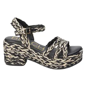 BEACH by Matisse Womens Mykonos Ankle Strap Espadrille Platform Casual Sandals Casual High Heel 3" & Up - Beige