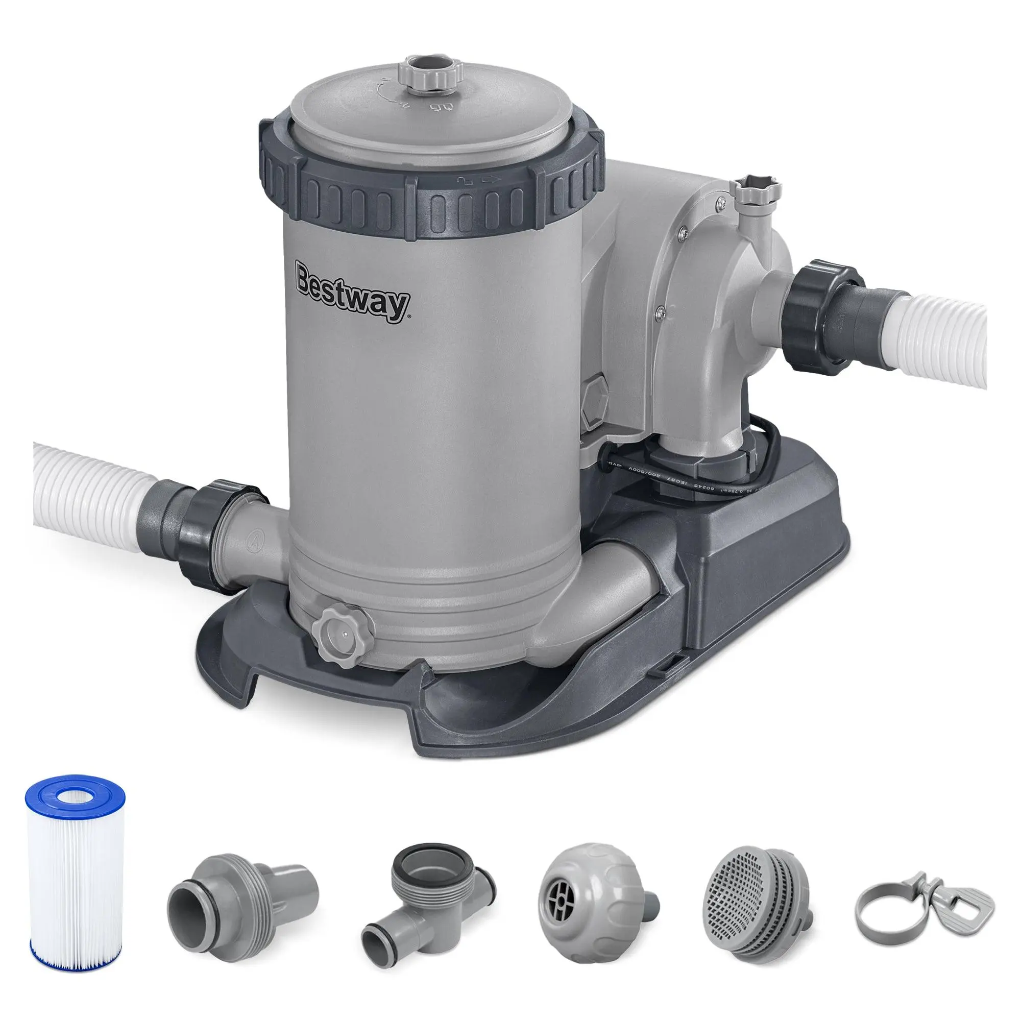 Bestway 2,500 Gallon Filter Pump Set for Above Ground Outdoor Swimming Pools Bestway 2,500 Gallon Filter Pump Set for Above Ground Outdoor Swimming Pools