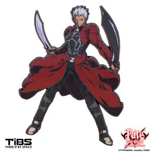 "Archer" Fate/stay night [Unlimited Blade Works] 3" Enamel Character Pin