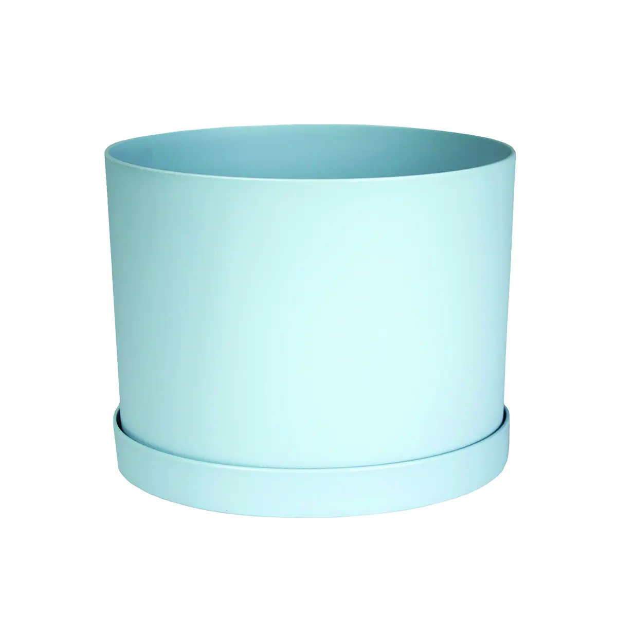 Bloem 5043200 8 in. Misty Blue Mathers Outdoor Planter, Compatible with MP4