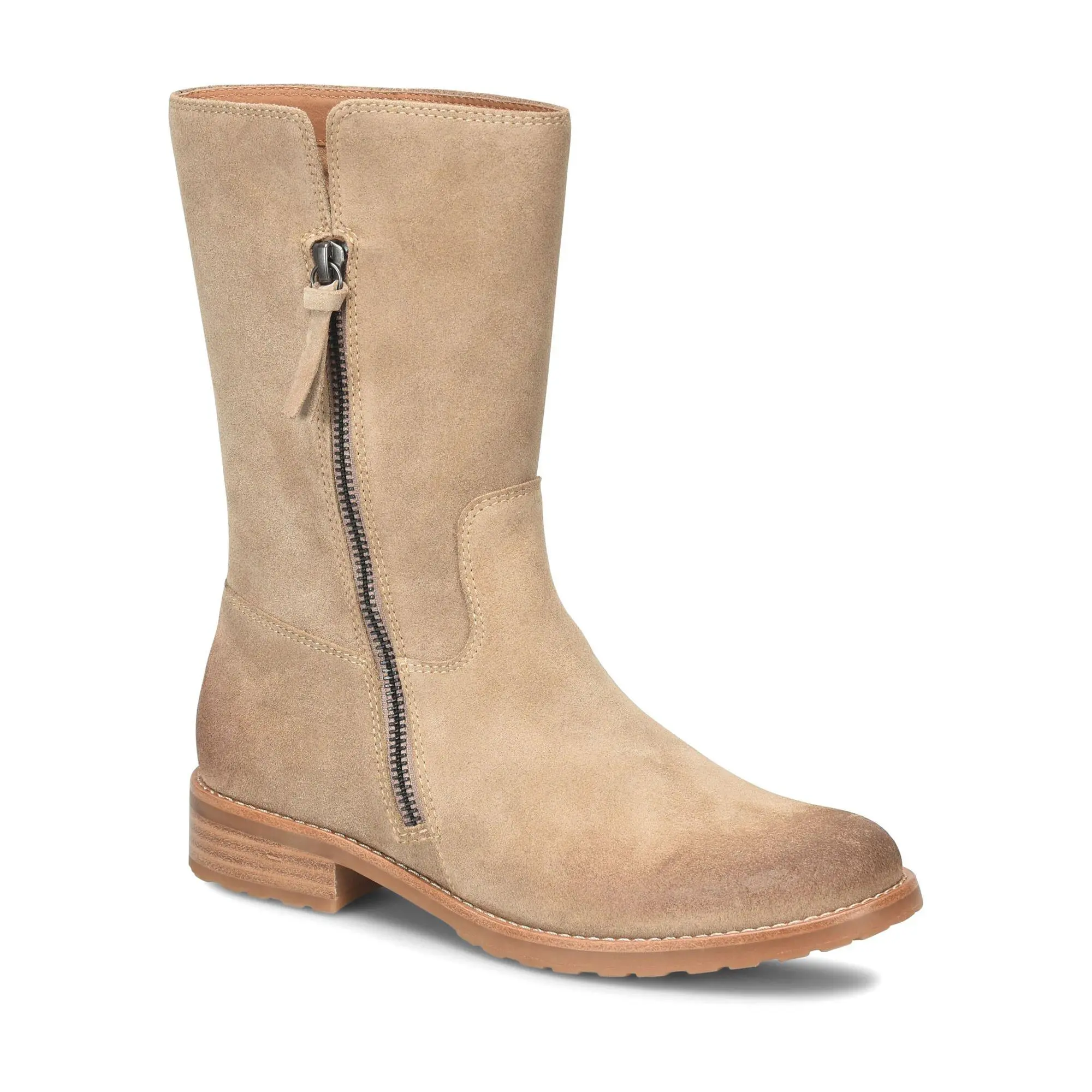 Sofft Water Resistant Leather Mid Calf Boot - Betty