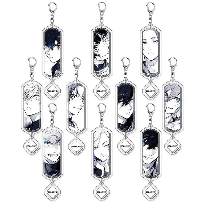New  Acrylic Pendant KeyChain Yoichi Isagi Nagi Seishiro Mikage Reo Rin Itoshi Itoshi Sae Action Doll Model Toy Gift