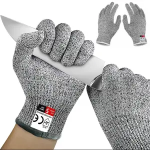 Cut Resistant Gloves, Food Grade Cutting Gloves, Outdoor Work Protective Gloves, Kitchen Meat Cutting Safety Gloves, High Performance Gloves for Wood Cutting