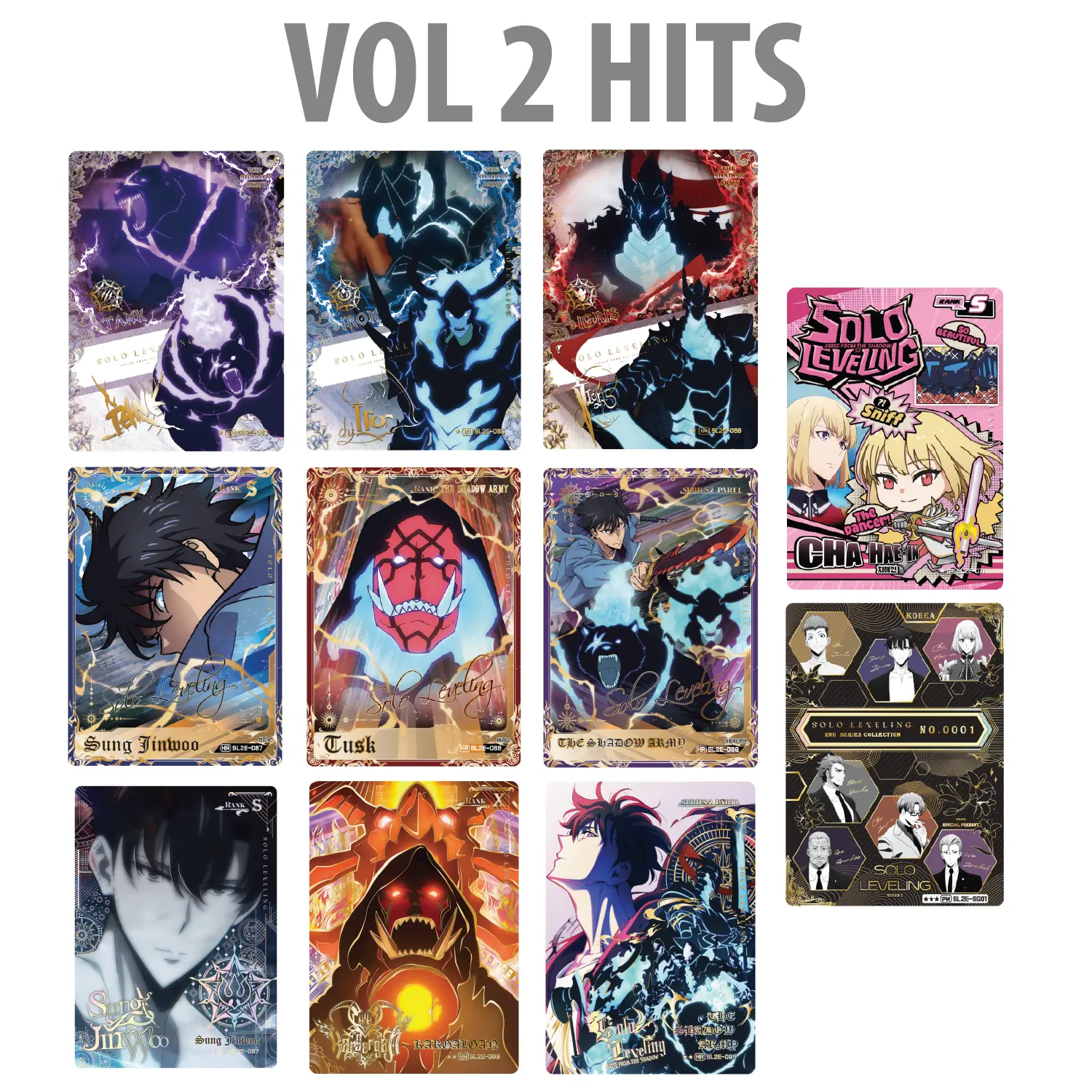 Solo Leveling Booster Box - Vol 1, Vol 2, Vol 3 (Mapniverse, 10