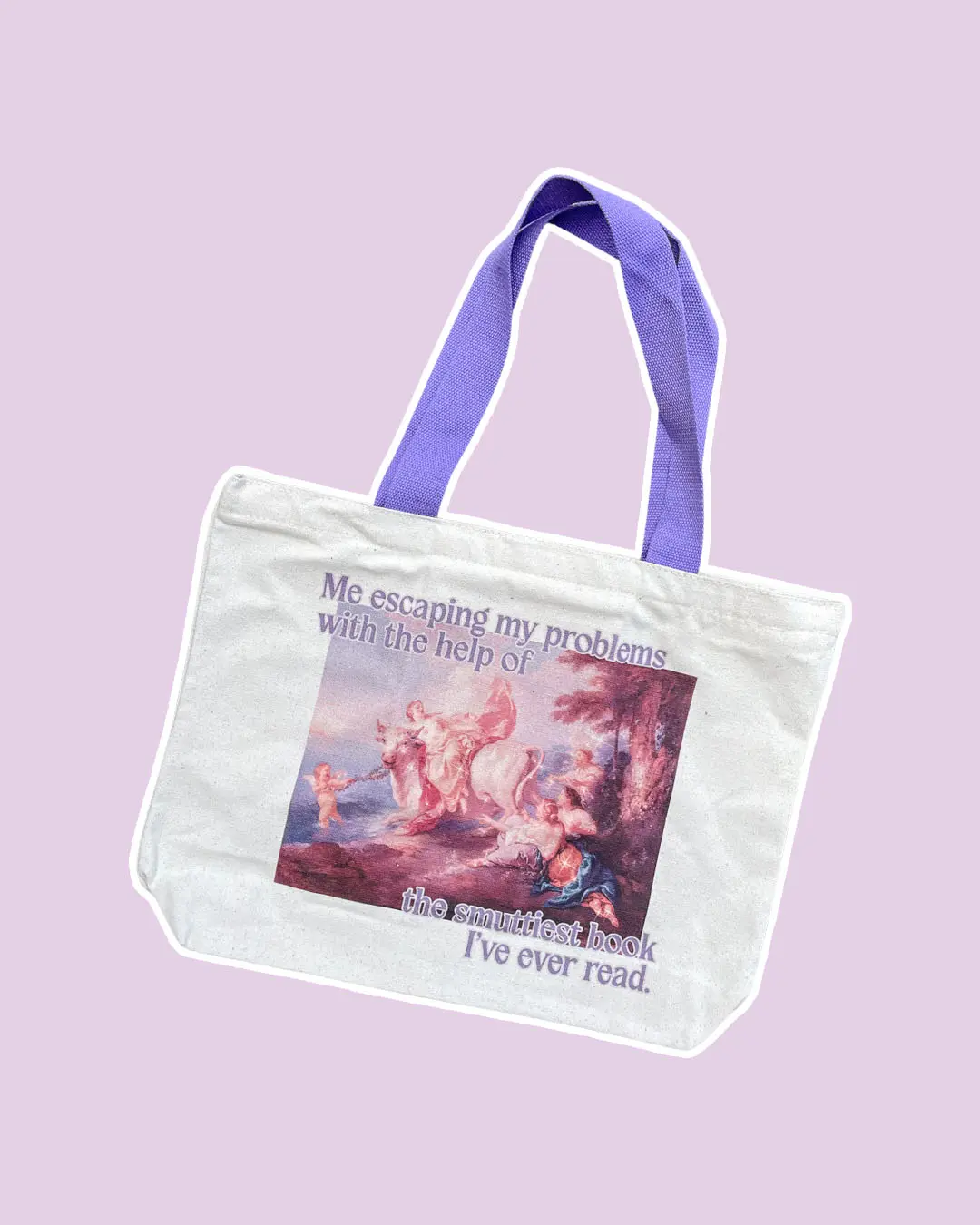 Smutty Book Fine Art Tote Bag | Book Tote | Bookish Tote | Smutty Reads | Romance Reader | Booktok | Indie Romance