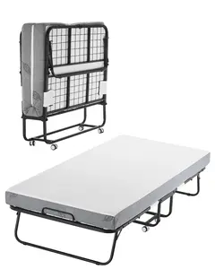 VEVOR Rollaway Bed Folding Bed with 5 in Foam Mattress for Adults and Guest