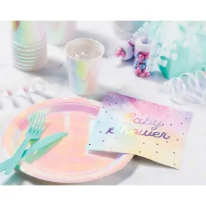 7" Iridescent Party Plates