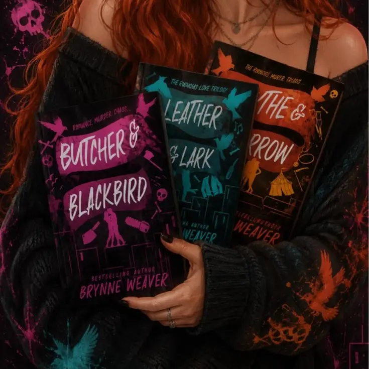 Butcher & Blackbird | Leather & Lark | Sloane & Sparrow | Brynne Weaver | Dark Romance Book Series | Romantic Suspense | Murder Mystery | Twisted Love