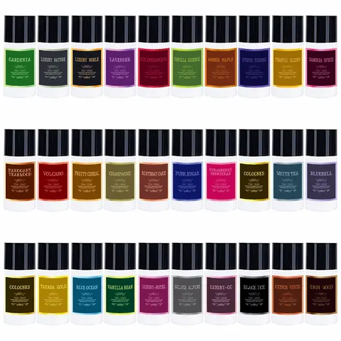 30*10ML Essential Oil Set - Long Lasting Scented Perfume Fragrance Oil for Car Air Freshener Diffuser,Luxury Hotel Aroma Humidifier, Luxury Gift