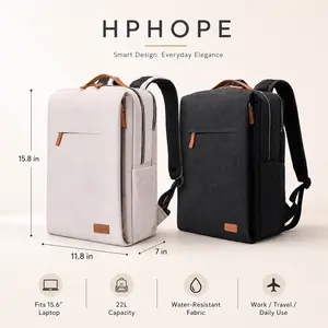 HP Hope Laptop Backpack for Women 15.6 Inch, Work Travel Daypack with USB Charging Port, Water Resistant Business Computer Bag for College, Office, Commuting, Lightweight Durable Backpack with Multi Pocket Organizer & Secure Storage,summervibes