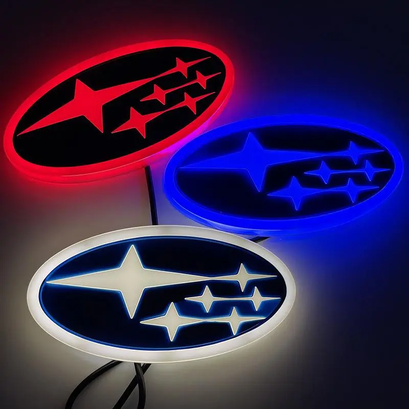 LED Rear Emblem Light for Subaru - Bright Illuminated Badge for Forester Outback Crosstrek, Plug & Play Glow Up!