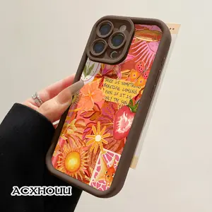 Softcase for iPhone11/12/13/14/15/16/17/promax/x/xs/xr/xsmax CaseColorful Collage Art Anti-Fall Shockproof Protective Slim Cover