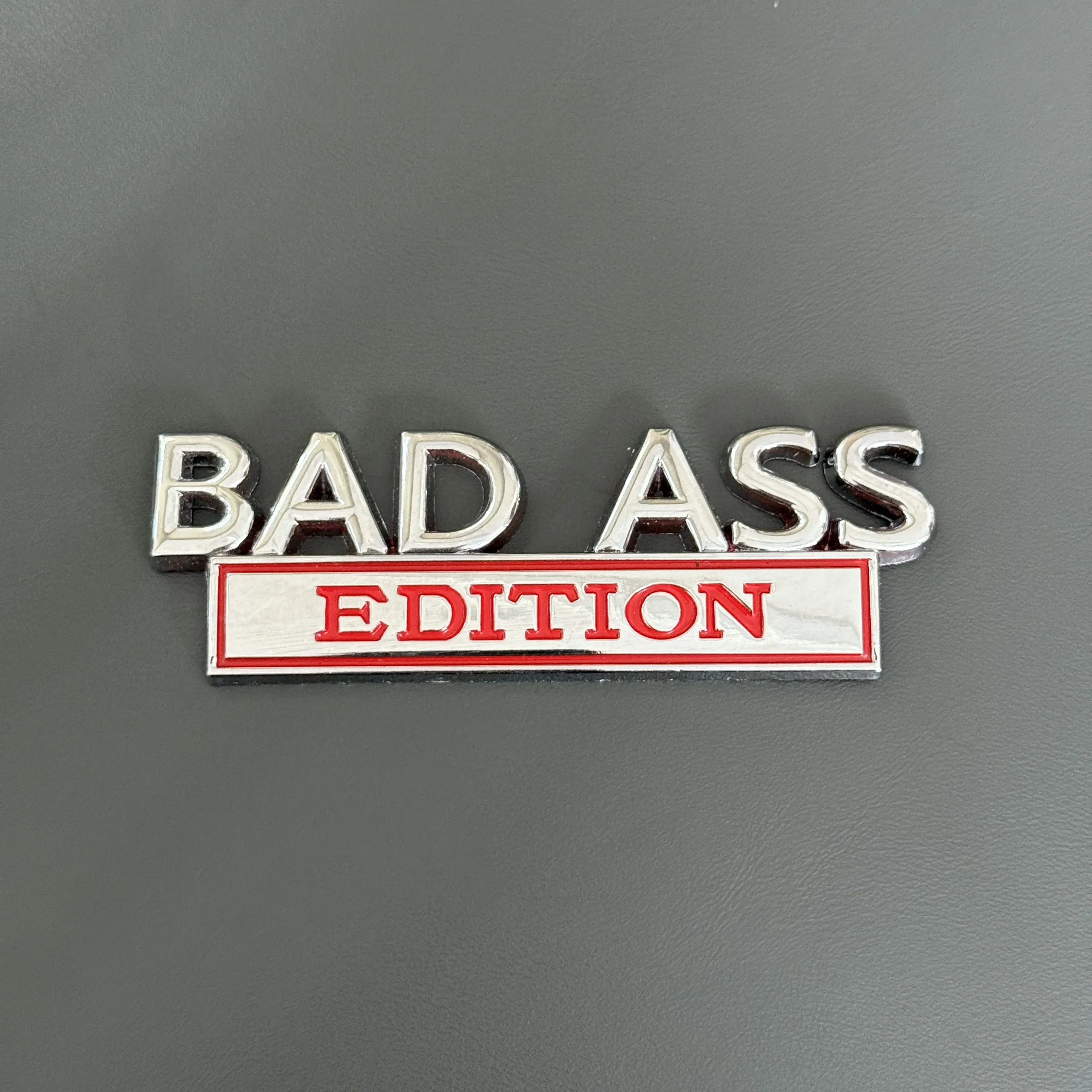 Bad Ass Edition 3D Emblem Sticker Badge, Funny Decals for Car, Truck, SUV, Motorcycle Bad Ass Edition 3D Emblem Sticker Badge, Funny Decals for Car, Truck, SUV, Motorcycle