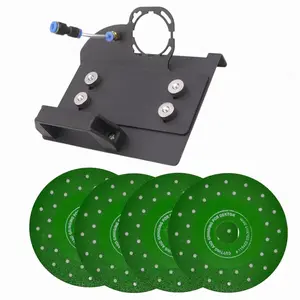 Angle Grinder Accessories Set, Angle Grinder Polishing Pad with Angle Grinder Bracket, Professional Angle Grinder Accessories for Tile, Woodworking, Angle Grinding Tools