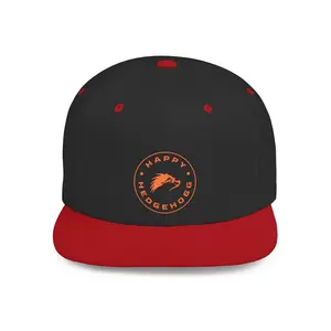 Flat Bill Snapback Cap - Happy Hedgehogg Style