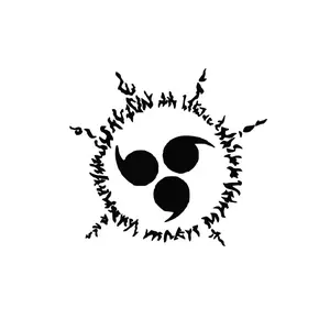 Sharingan Vinyl Decal- Waterproof