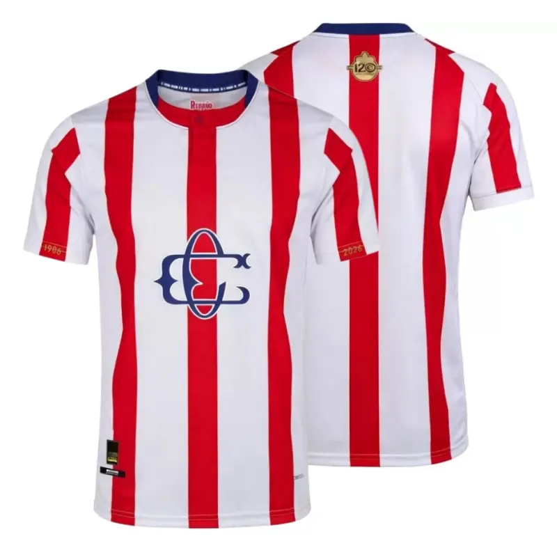 2526 Chivas CD Guadalajara Home Jersey Vintage Mexico Red   Short Sleeve Long Sleeve Top Football Jersey LIGAMX