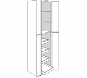 Pantry Cabinet 18" x 84" - White Shaker