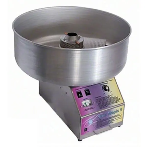 Paragon - Manufactured Fun Spin Magic 5 Cotton Candy Machine with Metal Bowl