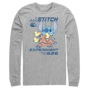 Men's Lilo & Stitch Armed and Ready Long Sleeve Shirt