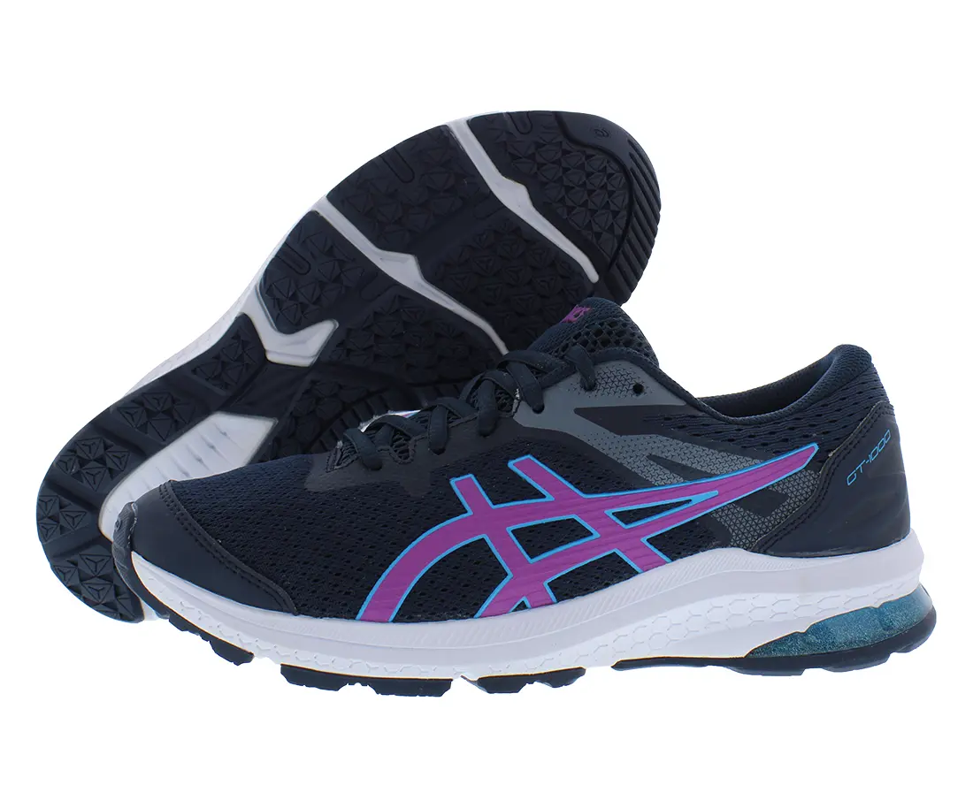 ASICS GT-1000 Men's Shoes, Breathable Mesh Upper, Versatile for Everyday Walking and Various Sports Engagements for the Modern Male, Fabric, Laces, Casual Trainers, Everyday Wear, All Seasons, Walking Shoes, Sports Shoes