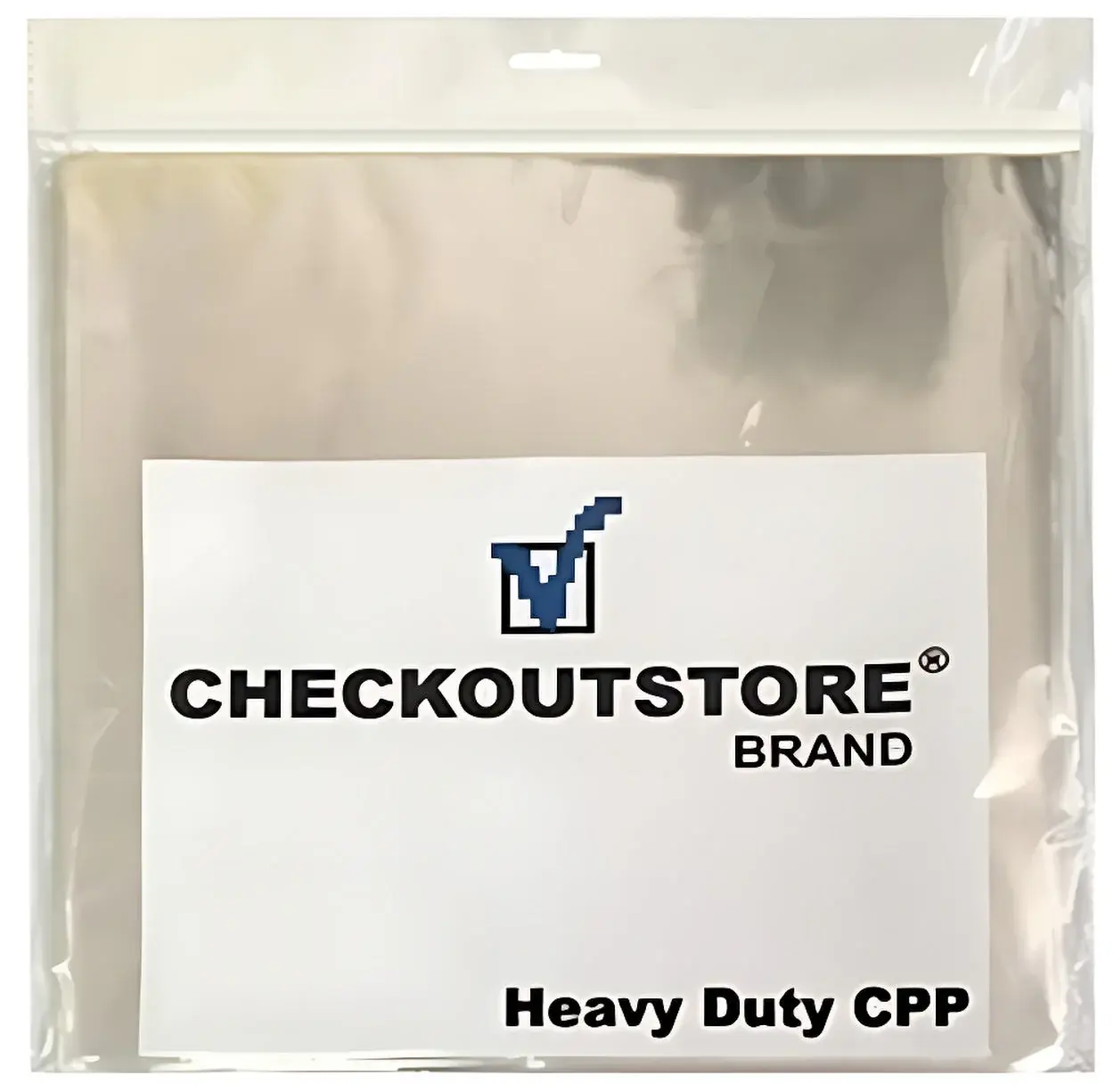CheckOutStore Clear Plastic CPP for 12" LP Vinyl 33 RPM Record ONLY (INNER Sleeves)