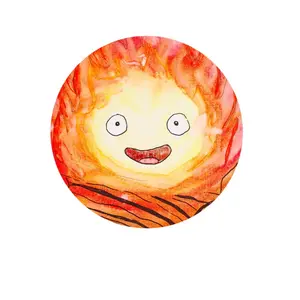 Calcifur 3in Pin Back Button