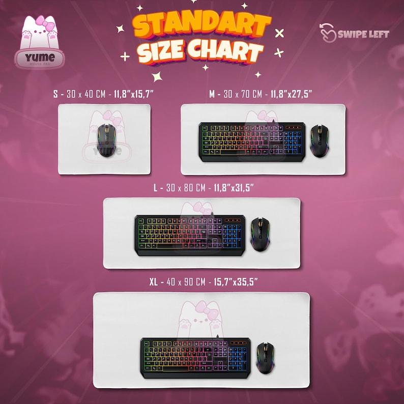 Jujutsu Kaisen Gojo & Geto Gaming Mouse Pad, Black and White Anime Desk Mat, Sorcerer Battle Pad, Stylish Manga Gift, Gojo Satoru Desk Mat