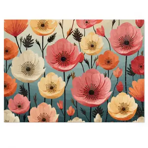 Flowers, Puzzle, Multiple Sizes, 30, 110, 252, 500 or 1000 Pieces