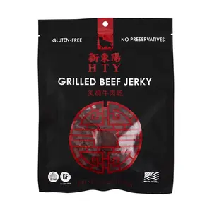 HSINTUNGYANG Grilled Beef Jerky 70.8g - Gluten-Free, No Preservatives, Savory Snack
