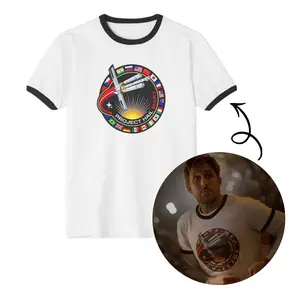 Project Hail Mary Mission Patch Tee Ryland Grace Sci-Fi Movie Fan Gift Space Shirt Andy Weir, Retro Ringer Tee Unisex
