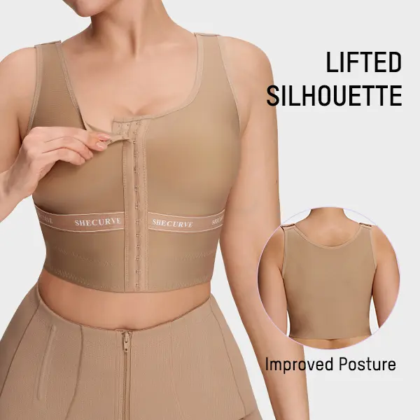 SHECURVE Sleeveless Posture Corrector Shaping Vest for Women