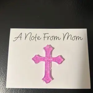 Handmade resin Cross #1