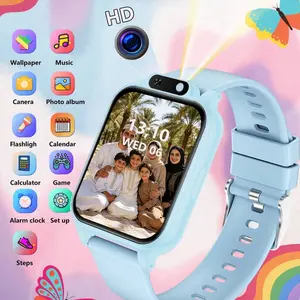 Multifunctional Smart Kids Watch, Call Function, Fitness Tracker, Touch Screen, DIY Dial, Message Alerts, Camera, Great Gift Choice, Smartwatch