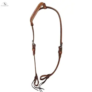 One Ear Headstall Western Horse Tack - Argentinean Leather