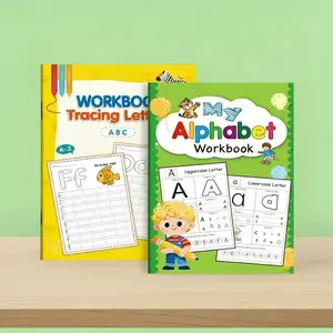 Alphabet Practice Book & Toddlers Letter Tracing Workbook Set, Fun ABC Learning Book for Toddlers, Learning & Handwriting Practice for Preschoolers