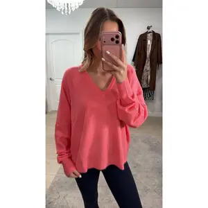 NEW!! Anything Goes Knit Sweater in Coral