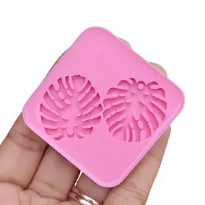 Monstera Silicone Mold Leaf Mold for Earrings Monstera Delicious Mold