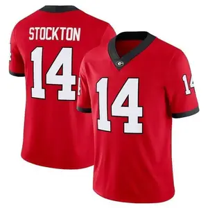 Georgia #14Stockton College Football Jersey – 2025 Game Day Sports Shirt _ Lightweight Breathable Athletic Top for Fans & Players
