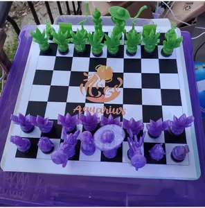 Horoscope and Weed Custom themed Chess set 3D Printed