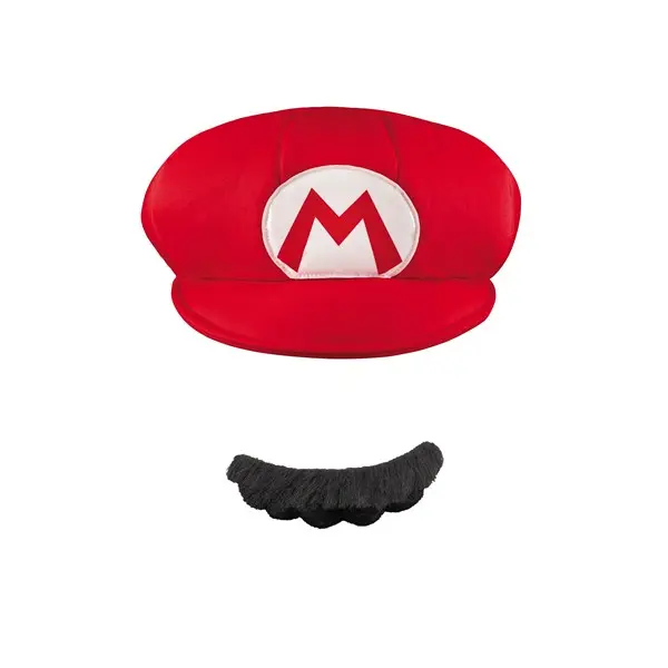 Mario Adult Hat and Mustache