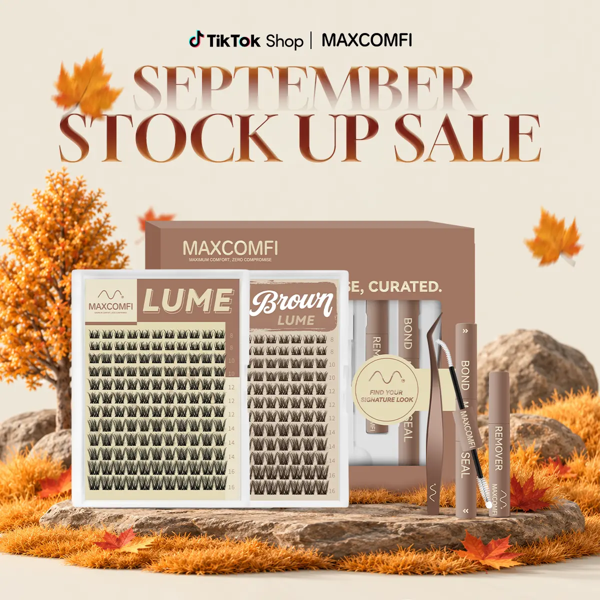 LUME | MAXCOMFI DD Curl Cluster 2.0 Multi-Pack | Layered Lash Clusters | Vampire Lashes Medium  Lashes Clusters Waterproof Cryproof  Longlasting Party Mother Gifts
