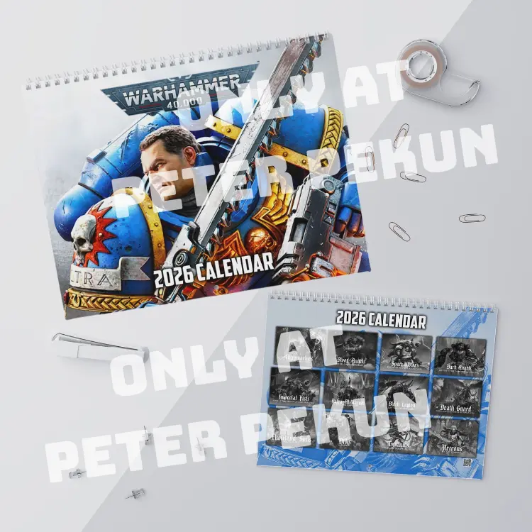 Warhammer 40k Calendar 2026, Heresy Iconic Gifts For The Emperor