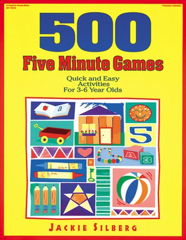 USED-500 Five Minute Games: Quick and Easy Activities for 3 to 6 Year Olds by Silberg, Jackie (Paperback)