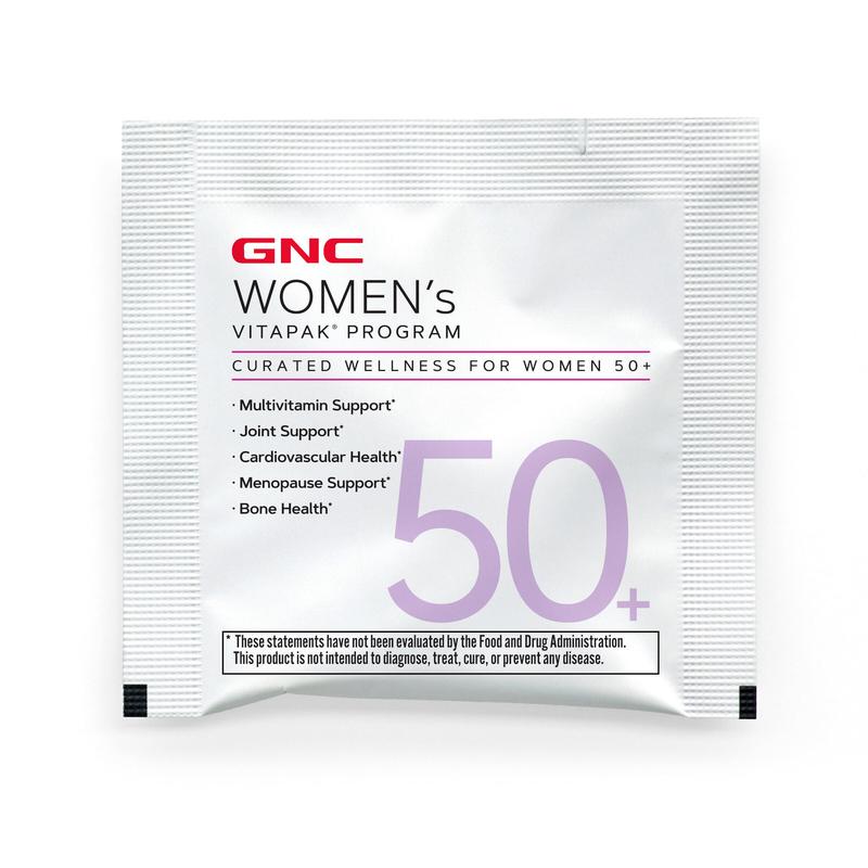 GNC 2-Pack Bundle: Women's 50+ Vitapak,60 day supply, 5-IN-1, Multivitamin, Overall Wellness, healthcare, Dietary, New Year New Me Stack