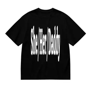She Her Daddy Funny Lesbian Pride Pronouns Humor Gay T-Shirt