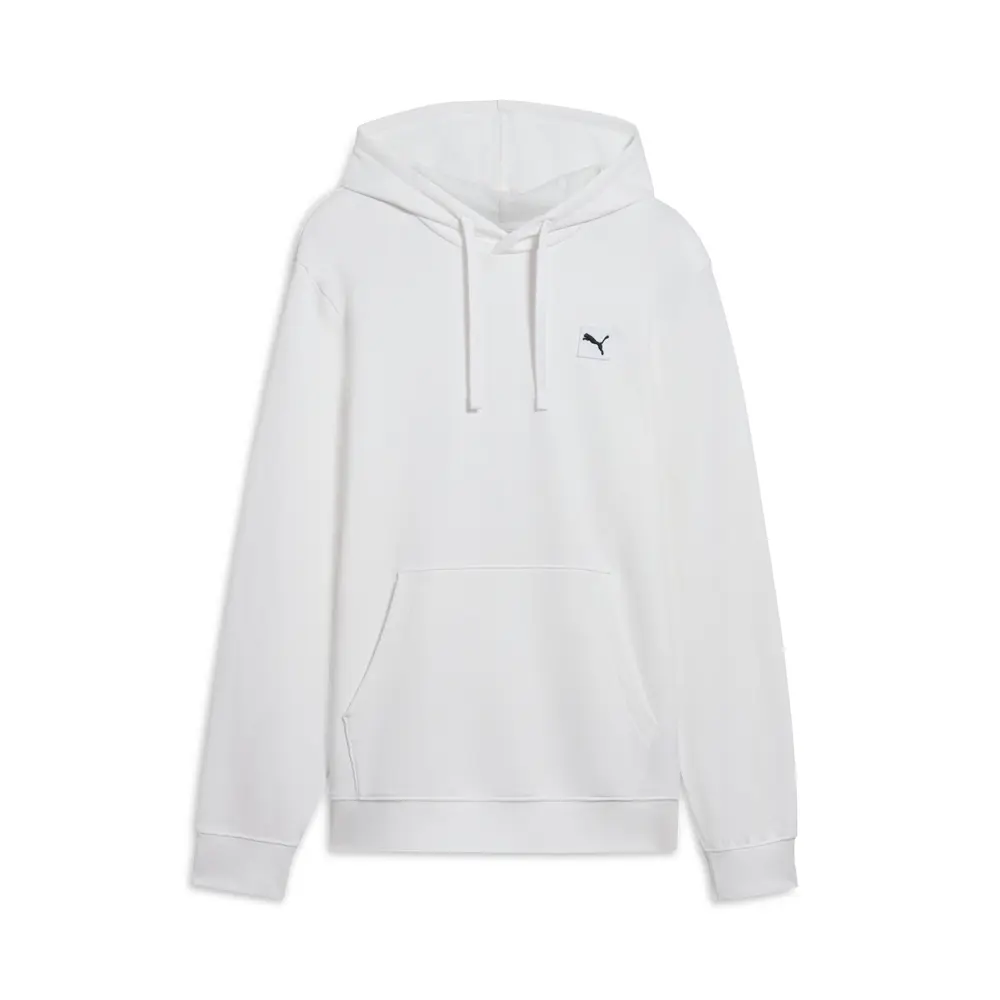 PUMA Mens Essentials Elevated Hoodie Casual Outerwear Casual - White PUMA Mens Essentials Elevated Hoodie Casual Outerwear Casual - White