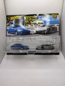 Hot Wheels Audi S4 Quattro Audi R8 LMS Diecast multi color
