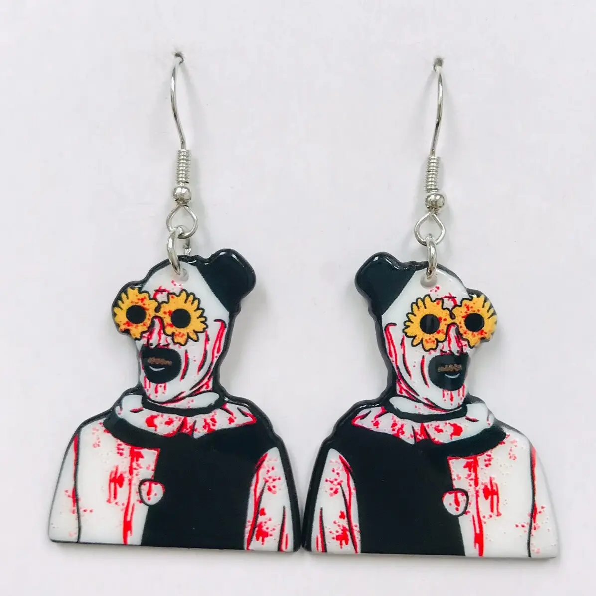 Art the clown earrings Halloween goth Art the clown earrings Halloween goth